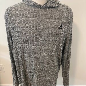 Kangol grey sweatshirt men’s size large hoodie NEW w/tags Fall Sweater NWT